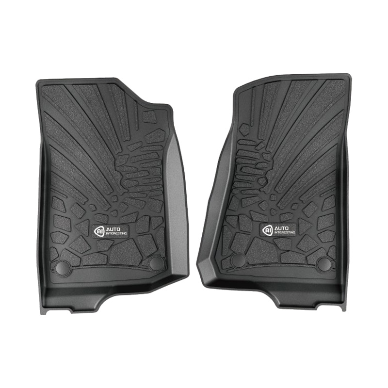 JEEP GLADIATOR / WRANGLER PRZÓD 2018-2022 (Czarny, jeden zestaw 2 sztuki)